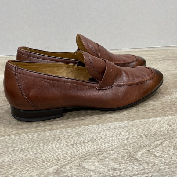 Massimo Matteo Firenze Patina Men’s Penny Driver Loafers - Picture 13 of 14